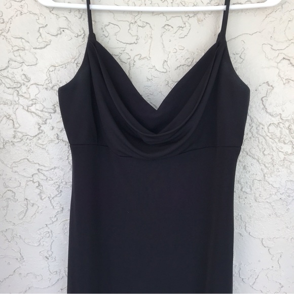 ✨Huey Waltzer for Saks Fifth Avenue Formal Black Dress, Sz8 - Picture 2 of 5